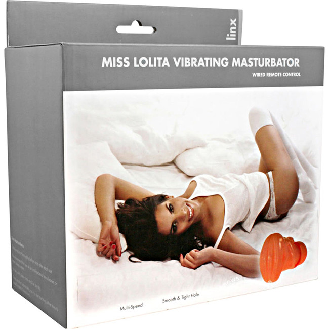 Мастурбатор с вибрацией девственная вагина Lolita Vagina (19 см, телесный)