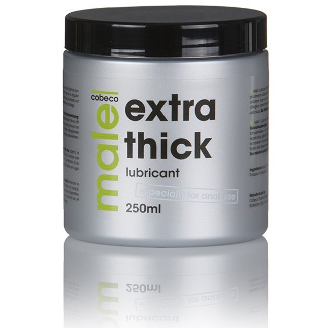 Анальный супер-плотный лубрикант на водной основе MALE Cobeco Lubricant Extra Thick (250ml)
